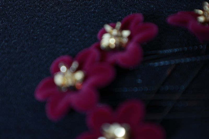 Hair Accessories  Purple & Gold  Set of 5  Brand New /D37