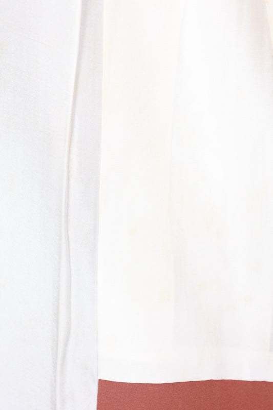 Komon kimono brown blue Hand-dyed New, unused item /D54