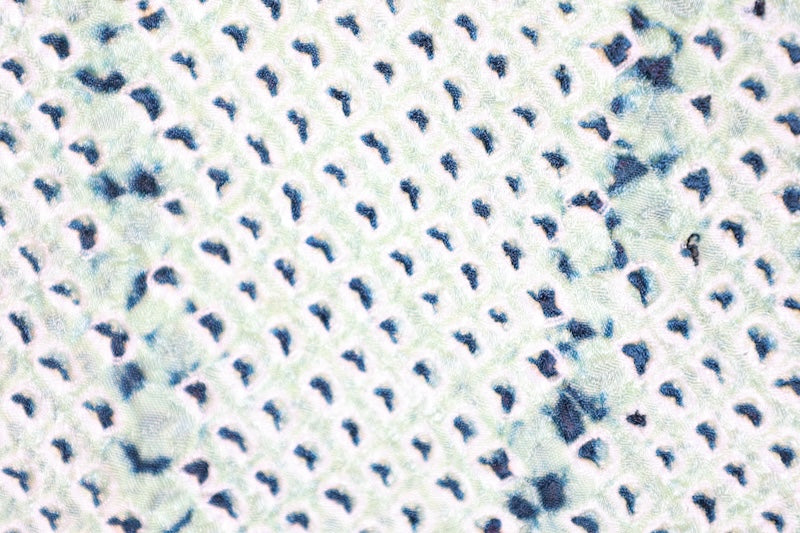 Komon kimono Wavy stripes used /D55