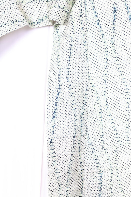 Komon kimono Wavy stripes used /D55