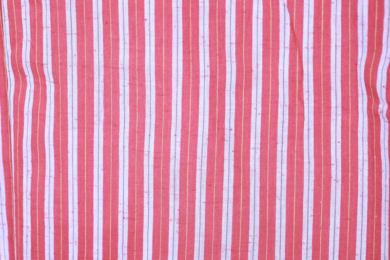 Komon kimono Red stripes used /D56