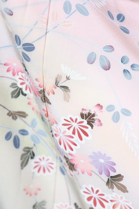 Houmongi kimono Cherry blossom pink new /R444