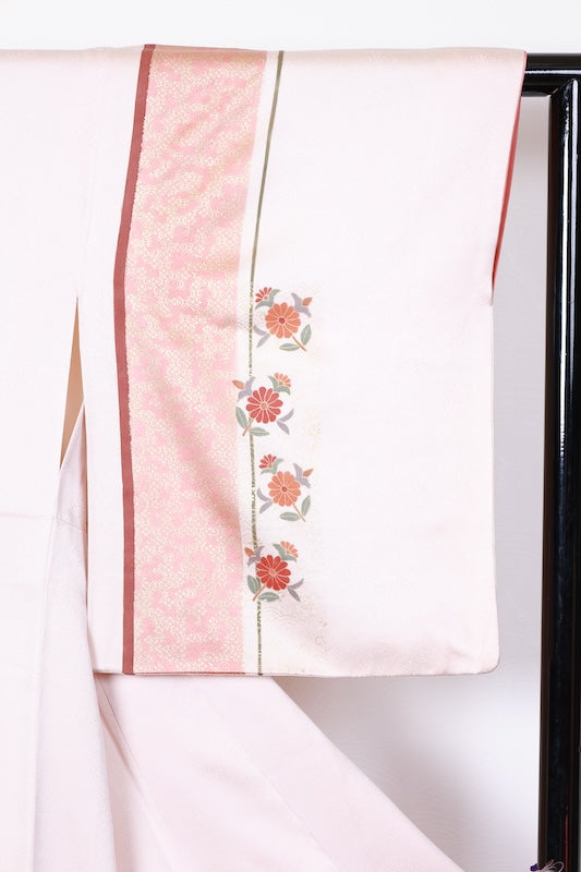 Houmongi kimono Cherry blossom pink /R442