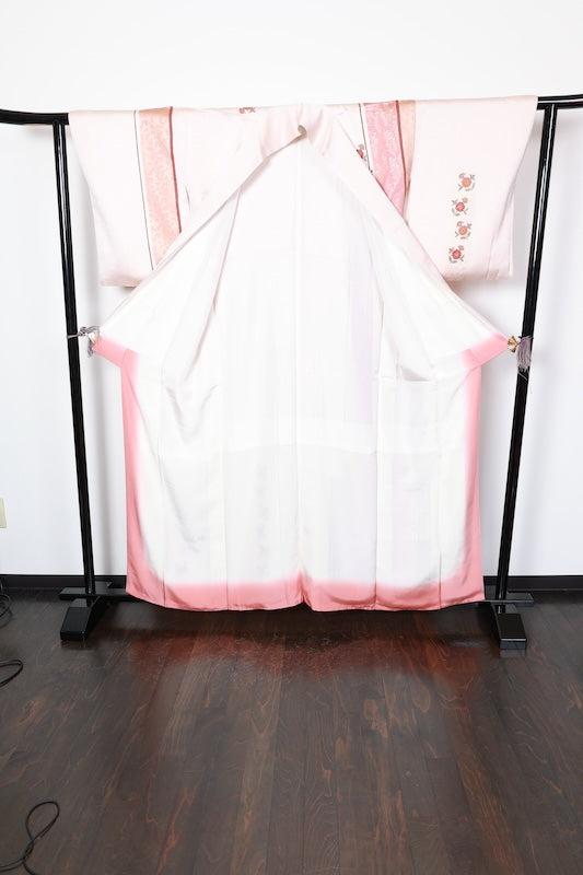 Houmongi kimono Cherry blossom pink /R442
