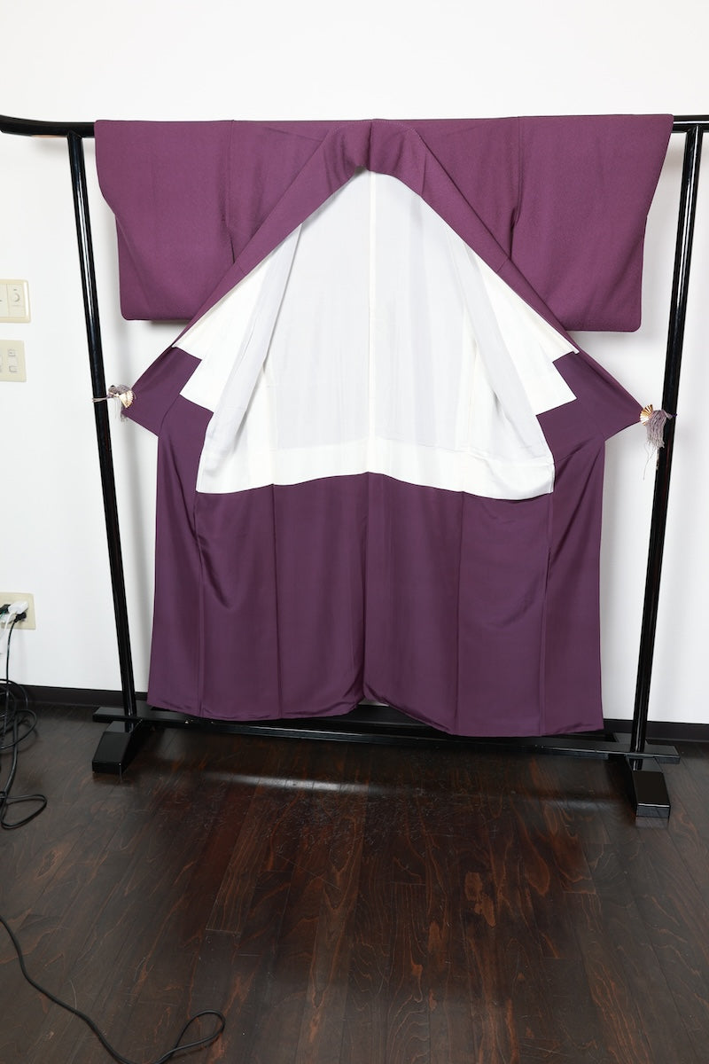 Iromuzi kimono Noble purple used /R428