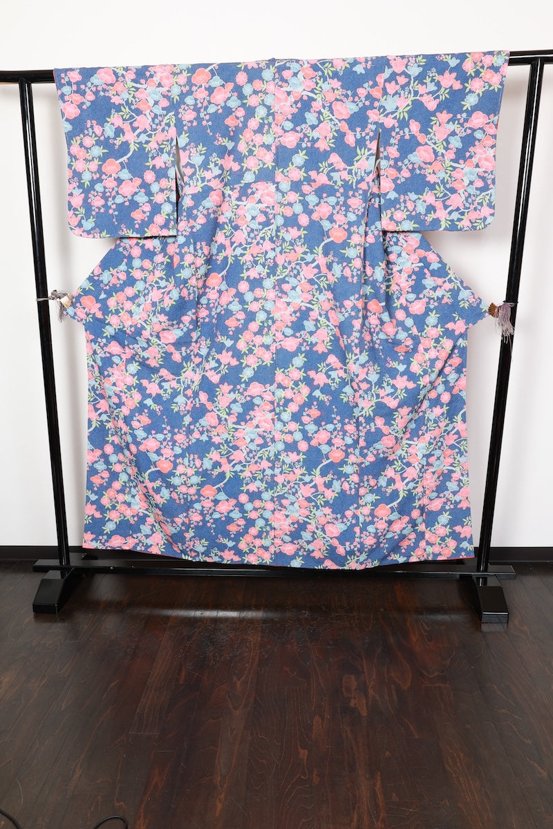 Komon kimono Cute flower used /R426