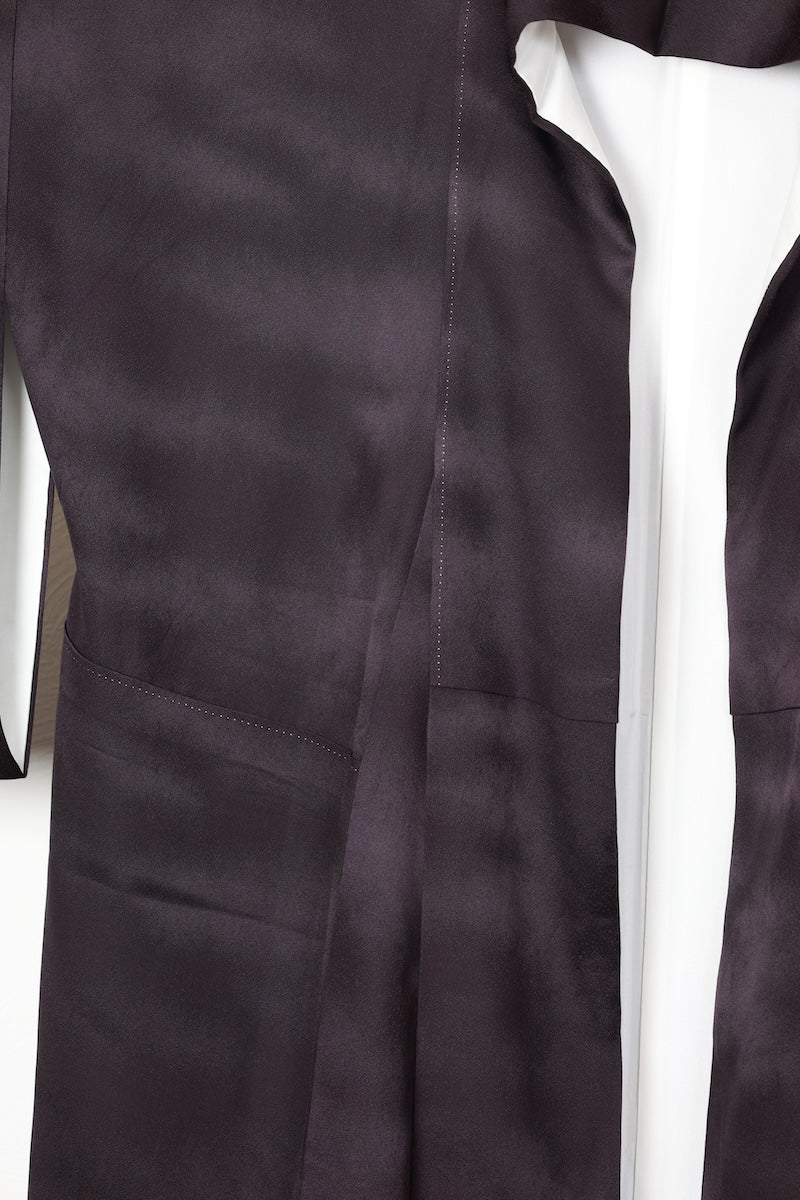 Houmongi kimono A refined deep bellflower-blue used /R425