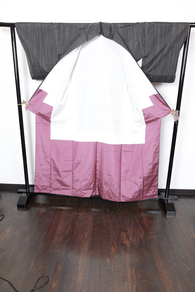 Tsumugi kimono Modern and cool used / R420