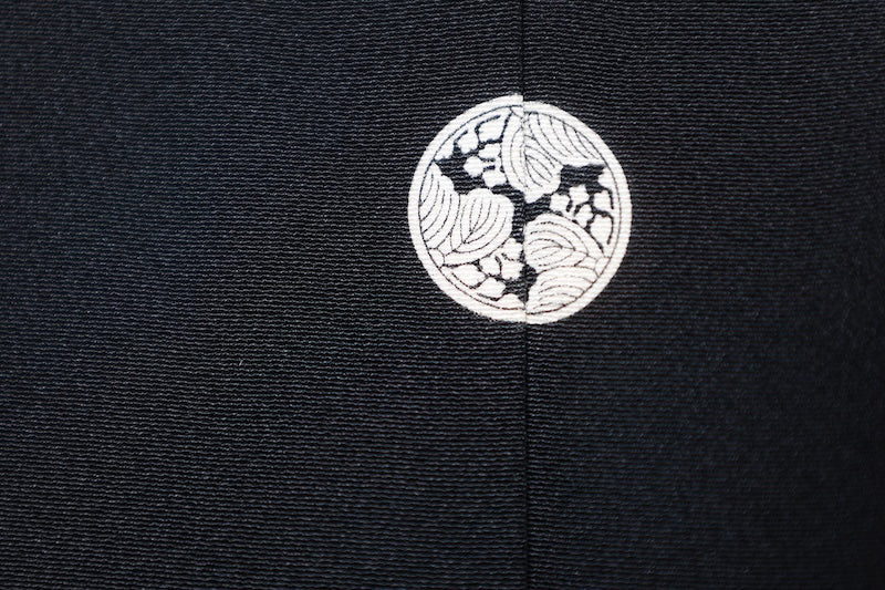 Kurotomesode kimono Yanbaru Scenery used /R419