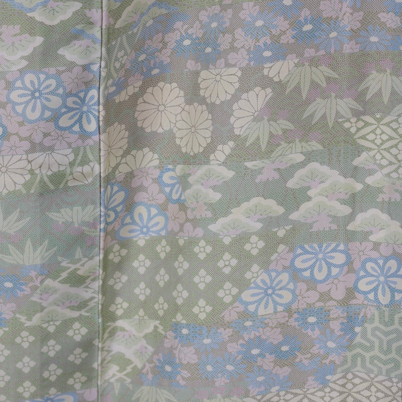 Japanese kimono  (Komon) S-size 100% silk  / 1368