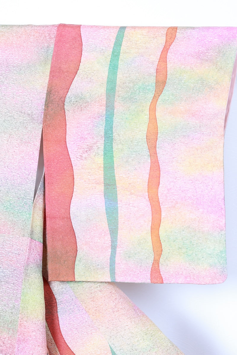 Komon kimono Hand-dyed new /R417