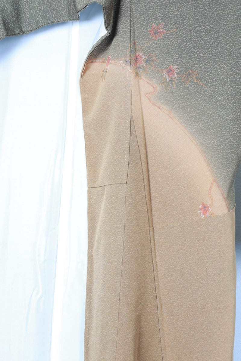 Houmongi kimono Vibrant colors used /R432