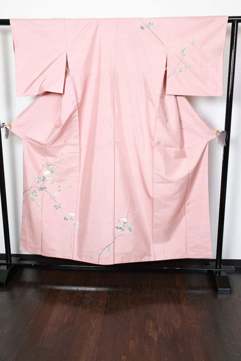 Houmongi kimono Cherry blossom pink /R448