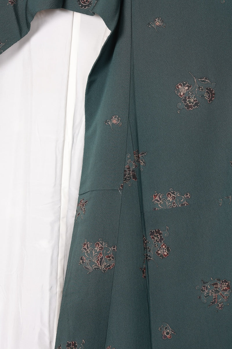 Edo komon kimono Hand-dyed /R446