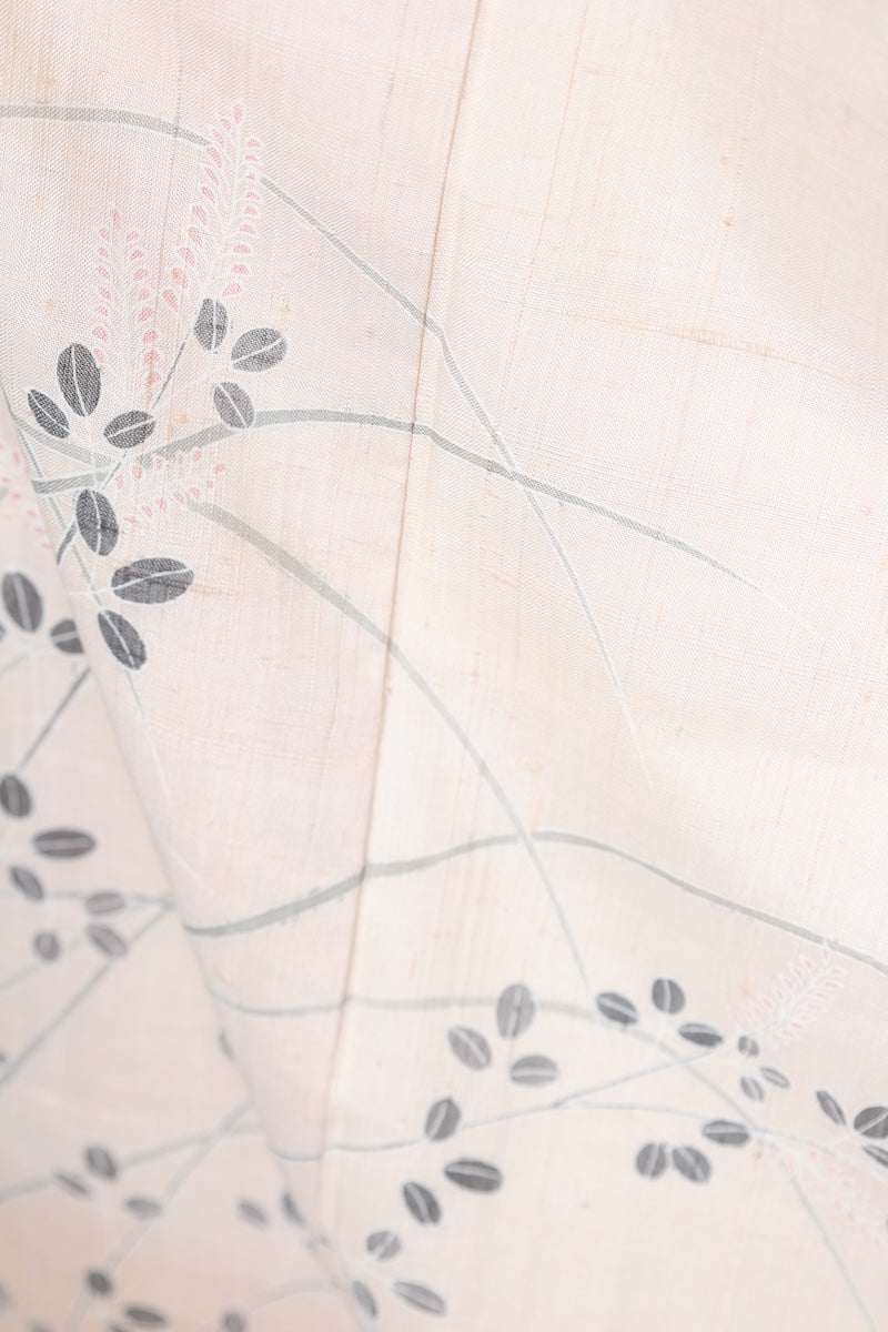 Tsukesage kimono Cherry blossom pink Hand-drawn /R452