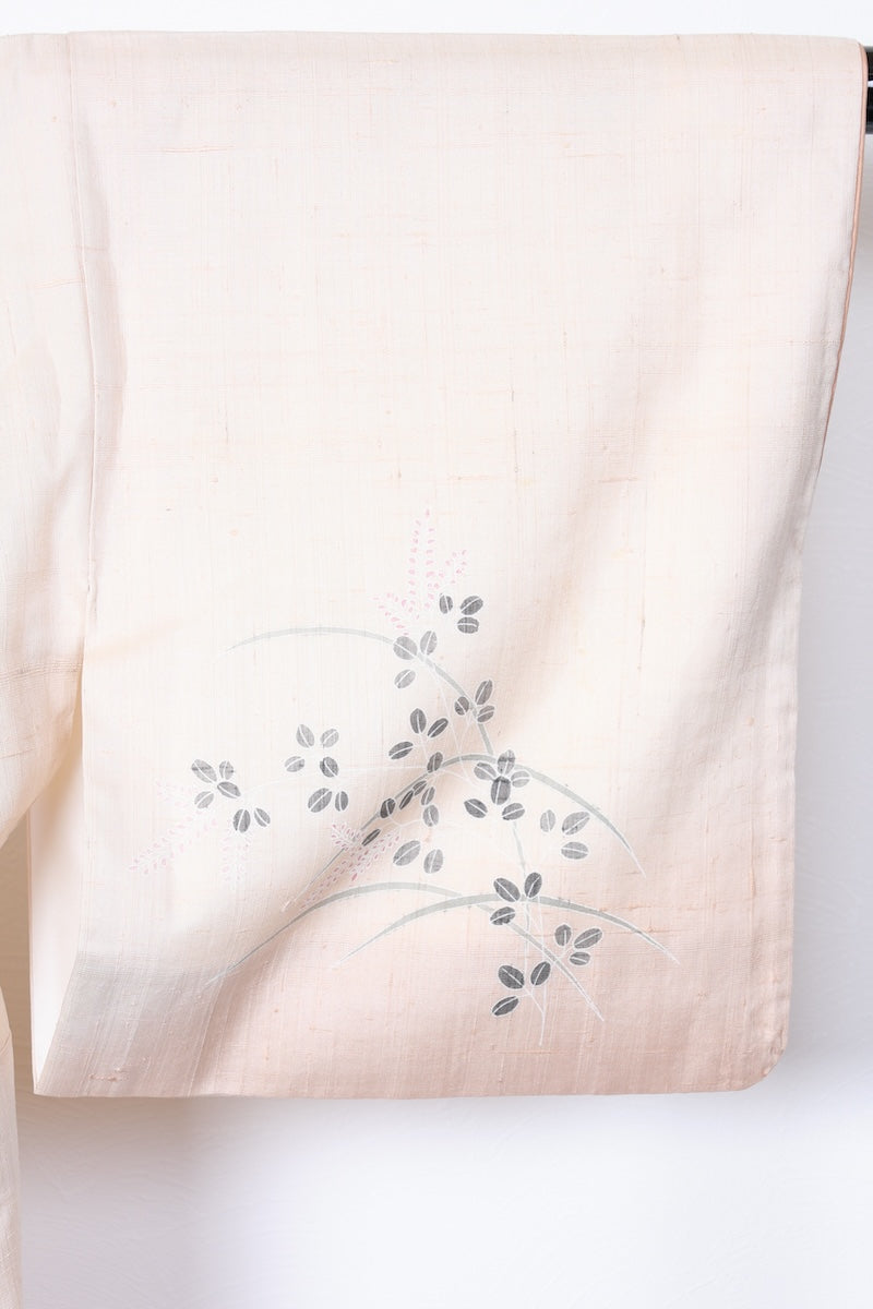 Tsukesage kimono Cherry blossom pink Hand-drawn /R452
