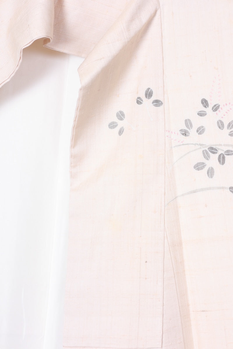 Tsukesage kimono Cherry blossom pink Hand-drawn /R452