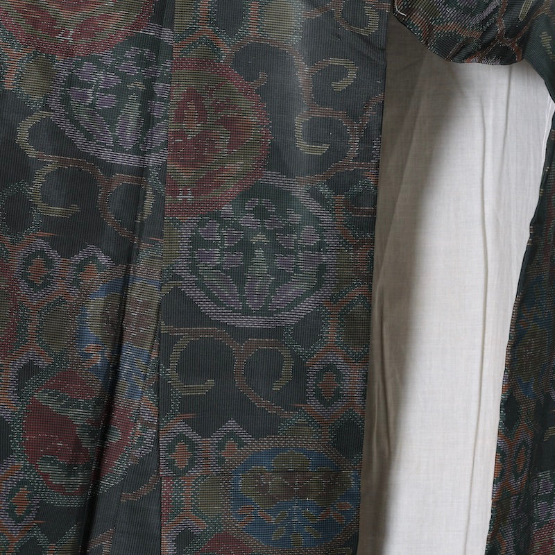 Japanese kimono  (Tsumugi) M-size 100% silk  / 1371