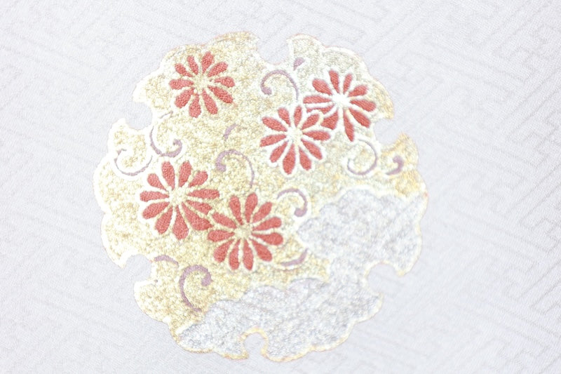 Houmongi kimono Light gray new /R435