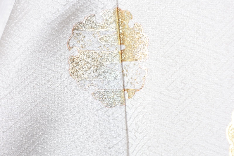 Houmongi kimono Light gray new /R435