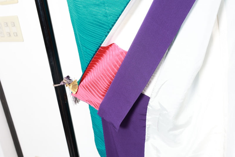 Furisode kimono(long-sleeved kimono) /R457