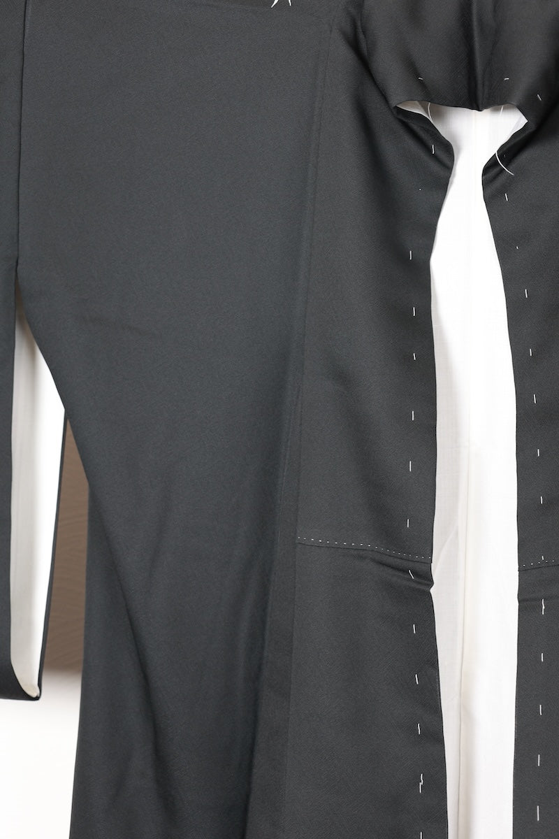Houmongi kimono Basic black new /R436