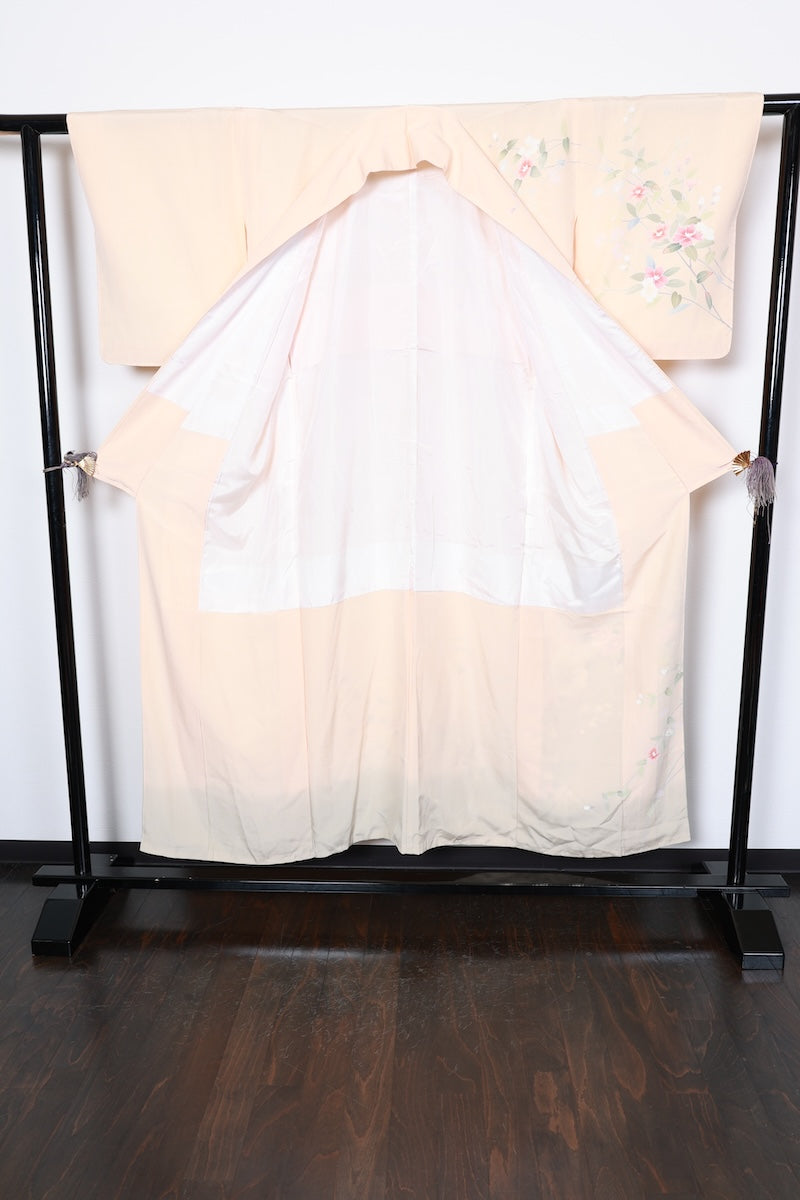 Houmongi kimono Hand-painted Kyo-Yuzen new /R453