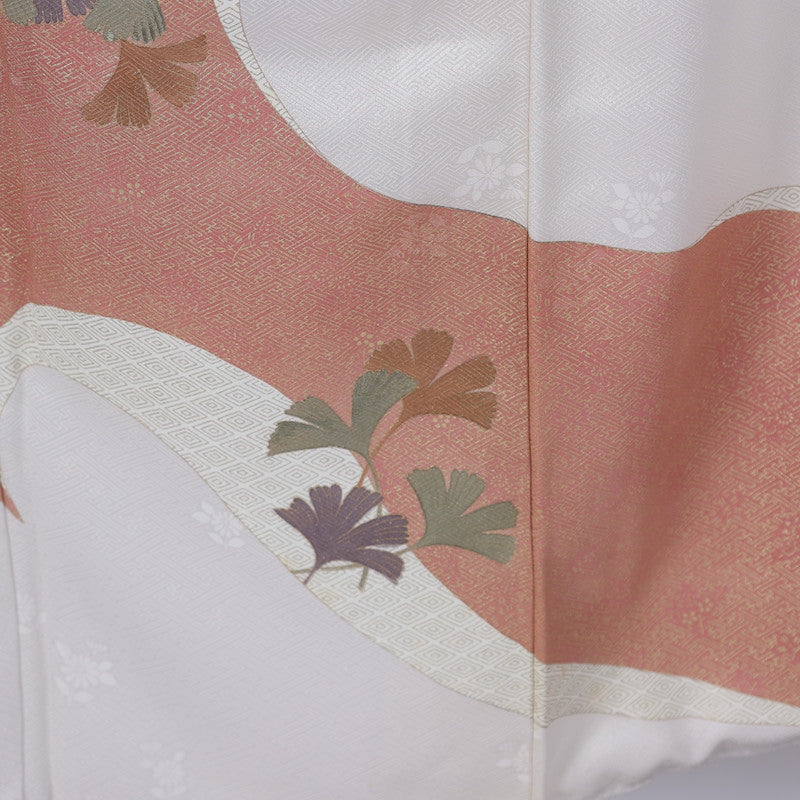 kimono  (Houmongi) M-size 100% silk  / 1396