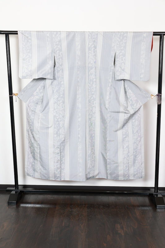 Komon kimono white Pre-owned /R467