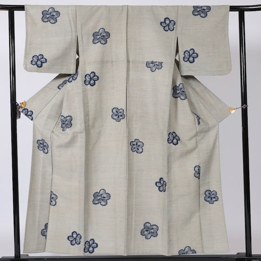 kimono  (Komon) S-size wool / 1403