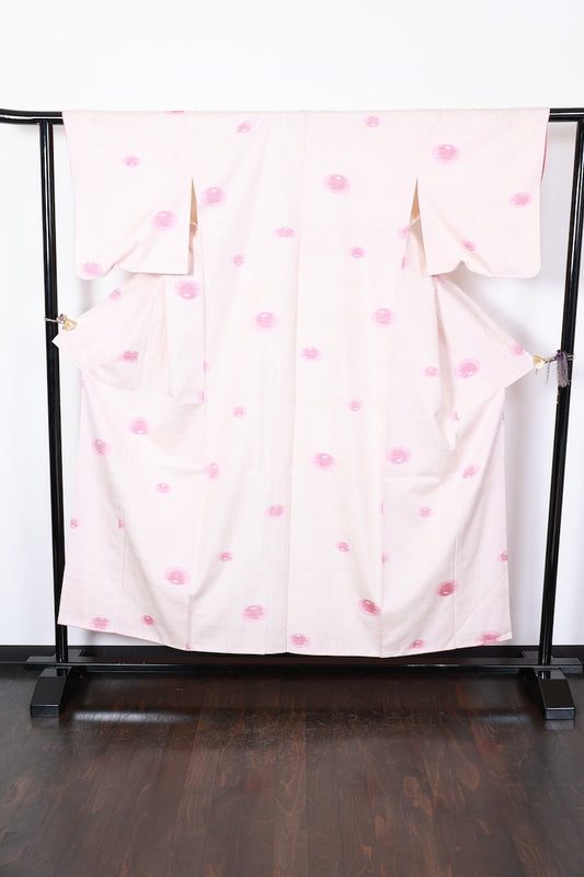 Tsumugi kimono off white Pre-owned /R489