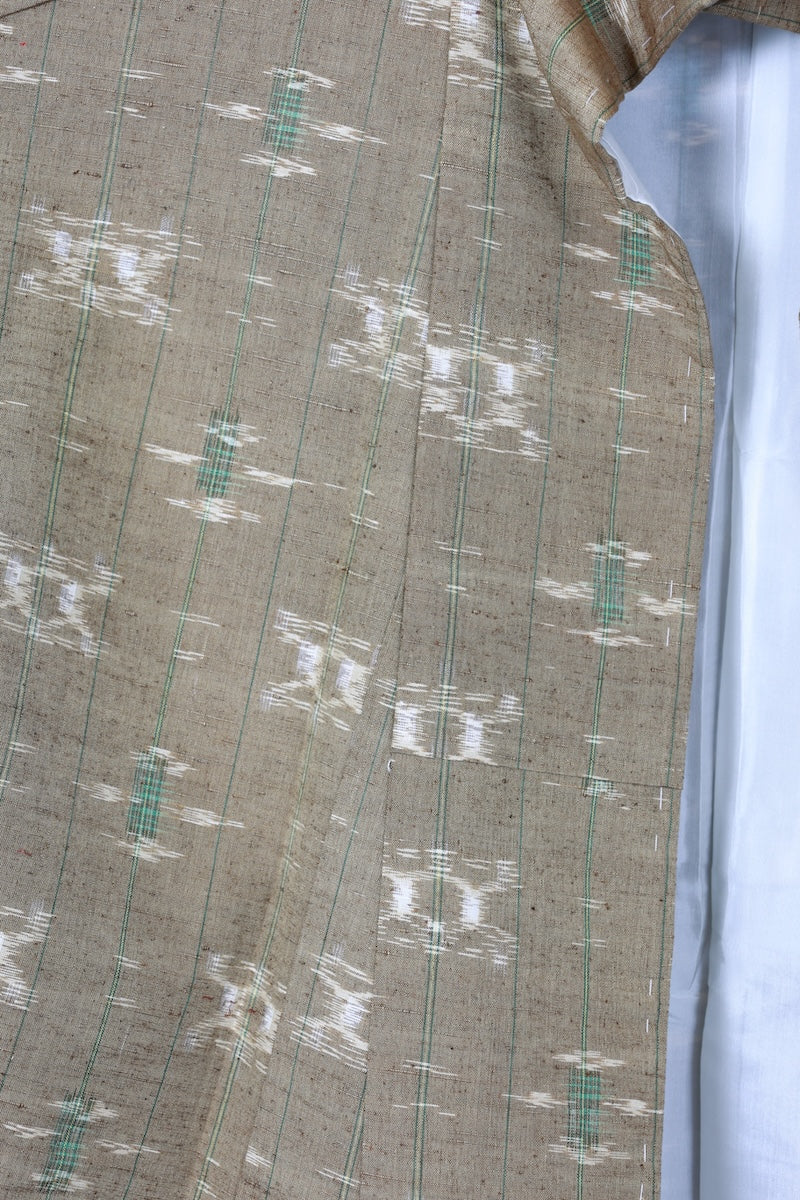 Tsumugi kimono sorrel Pre-powned /R469