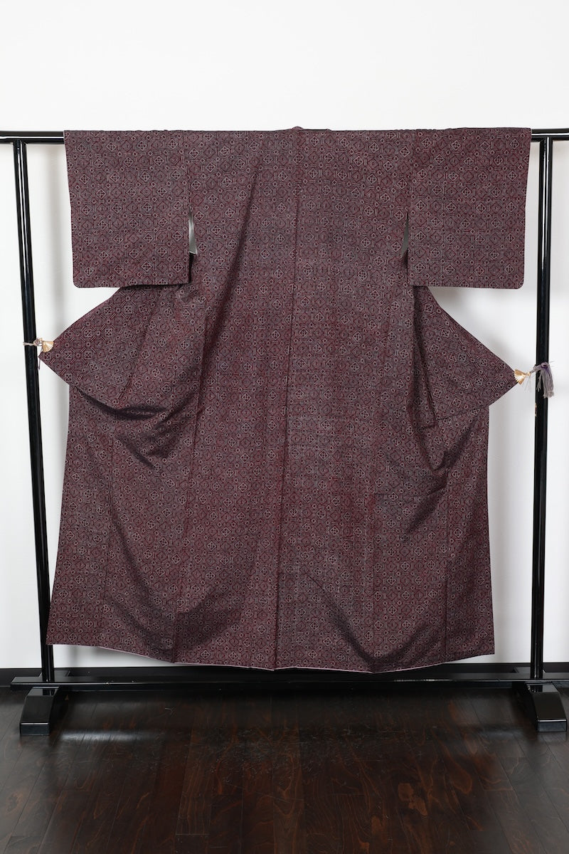 Komon kimono purple /R478