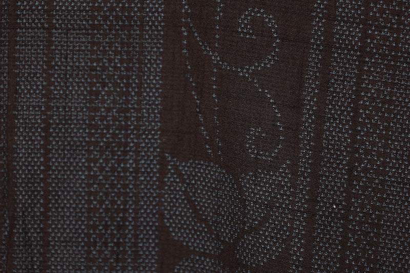 Tsumugi kimono Indigo shade /R476