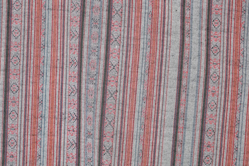 Tsumugi kimono gray Pre-owned /R480