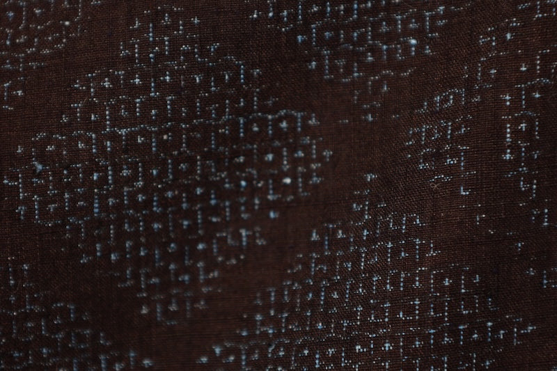 Tsumugi Kimono Indigo shade New, unused item /R481