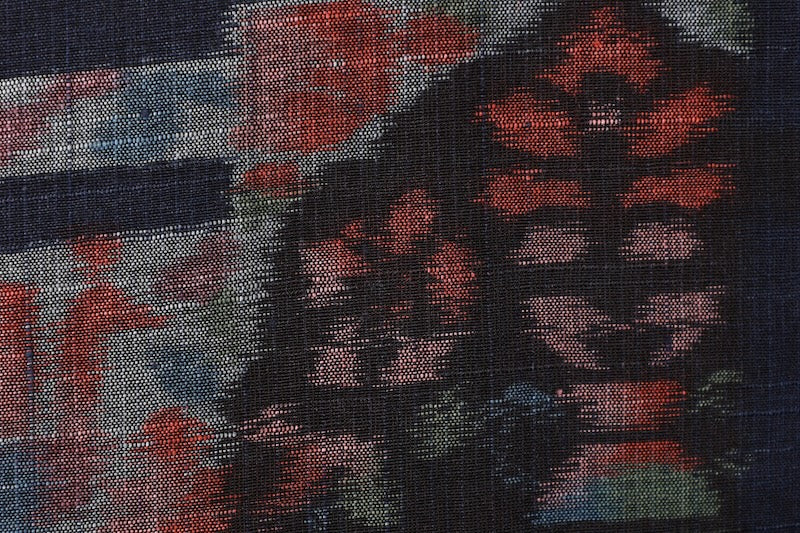 Tsumugi kimono Indigo New, unused item /R469