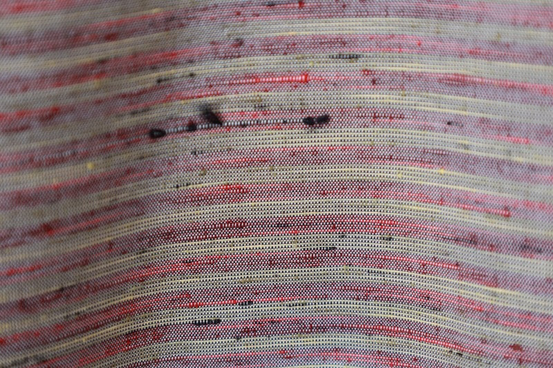 Tsumugi kimono light purple Hand-woven Pre-owned /R464