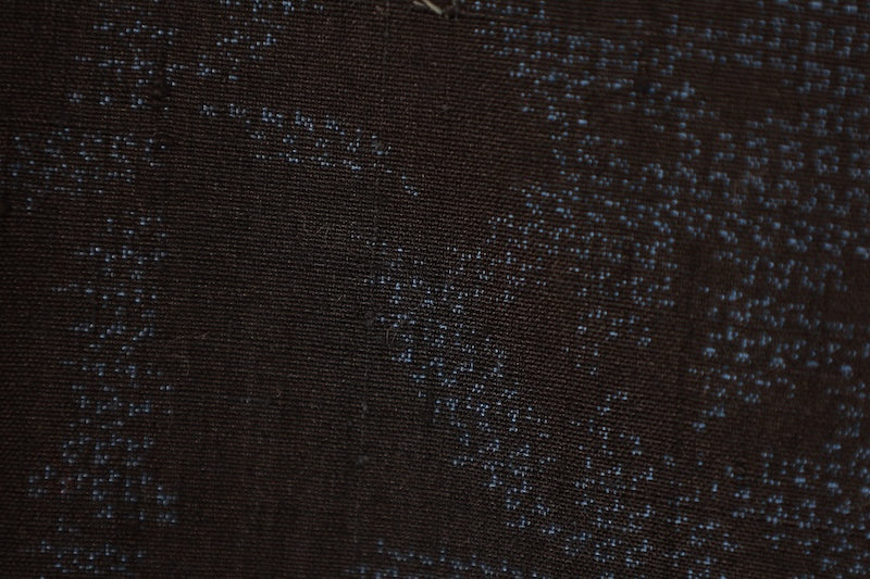 Tsumugi kimono Indigo shade /R463