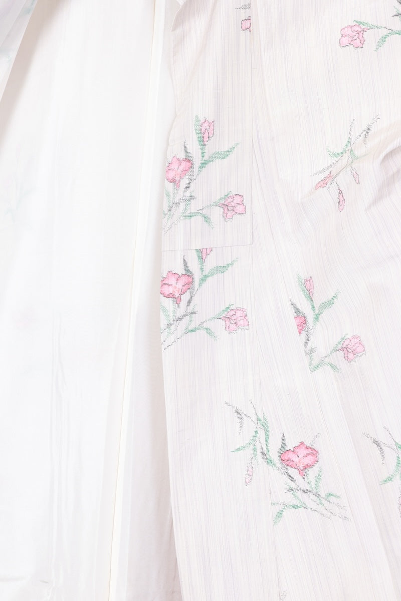 Tsumugi kimono white /R479