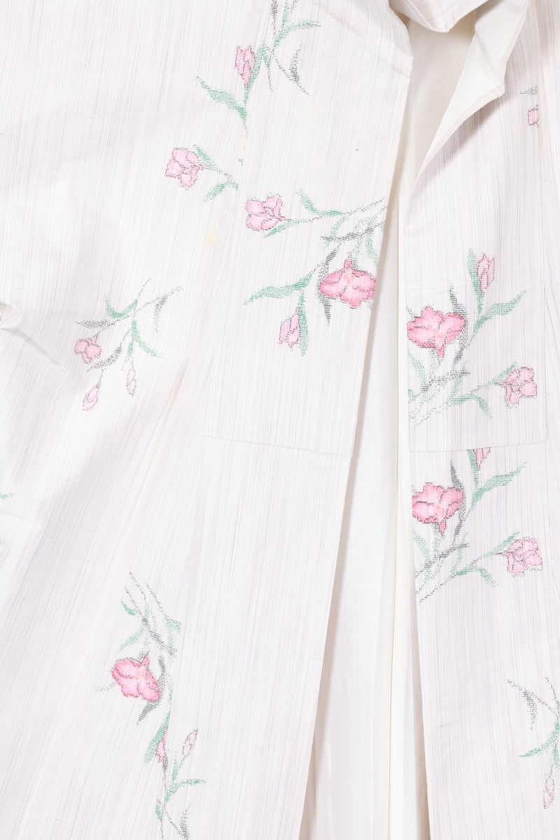 Tsumugi kimono white /R479