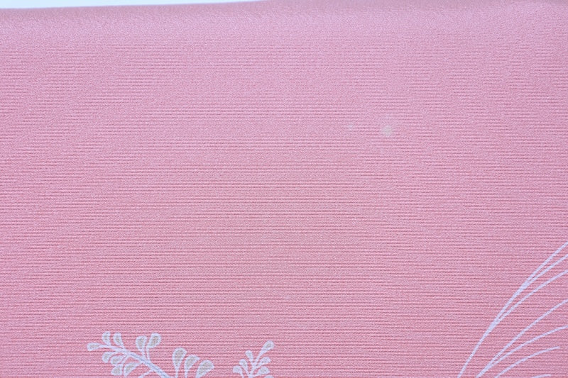 Houmongi kimono Coral pink gold Pre-owned /R502