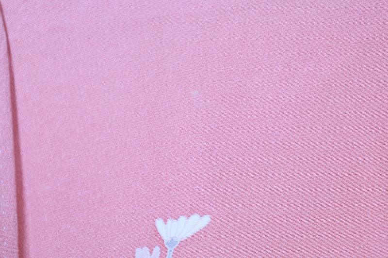 Houmongi kimono Coral pink gold Pre-owned /R502