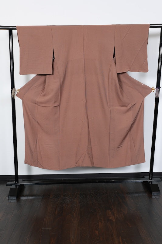 Japanese kimono<komon>-size S silk 100% silk  /T13