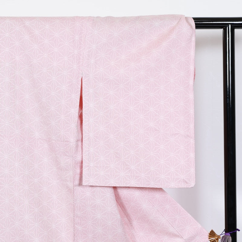 Japanese kimono<komon>-size M silk  silk wool /T17
