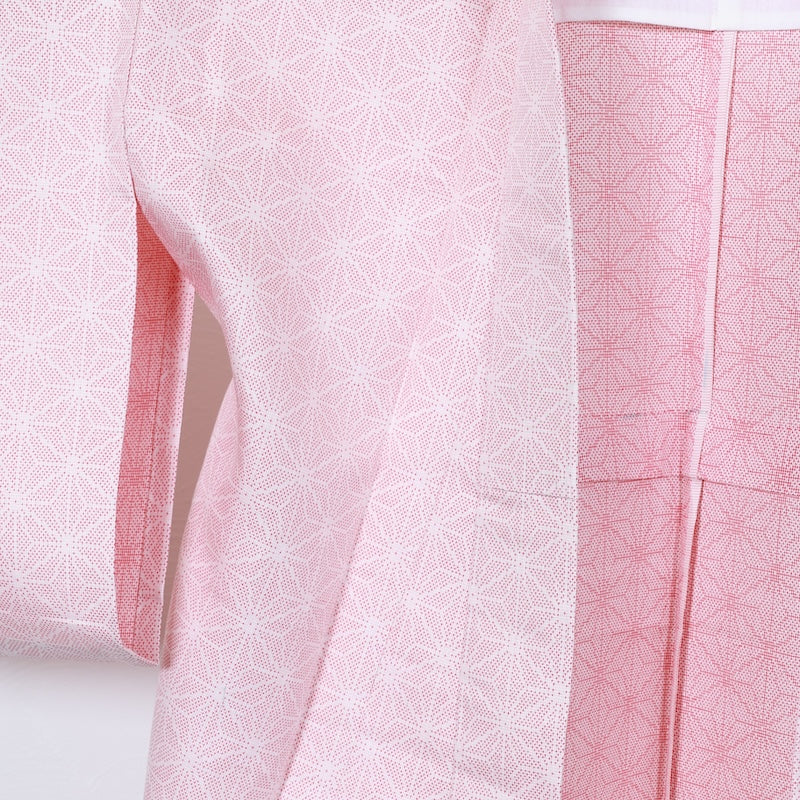 Japanese kimono<komon>-size M silk  silk wool /T17
