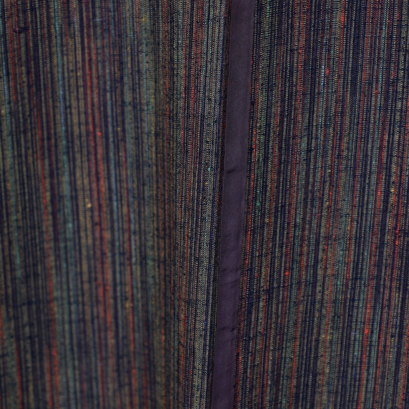 Japanese kimono<komon>-size M silk 100% silk  / T21