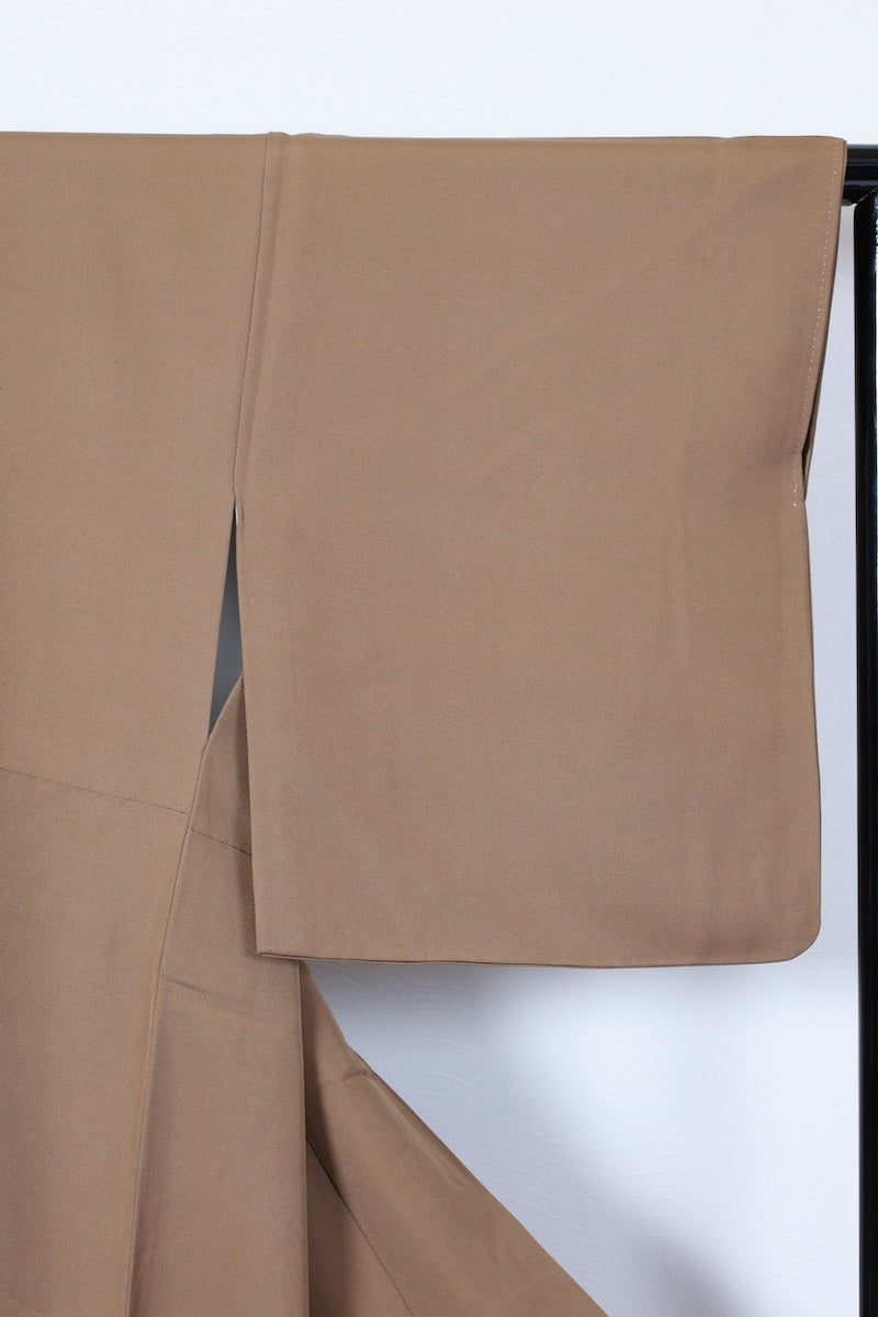 Irotomesode kimono brown gold Pre-owned / R484