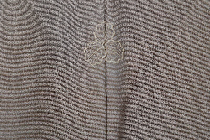 Irotomesode kimono brown gold Pre-owned / R484