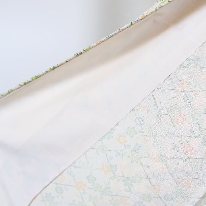Japanese kimono<komon>-size M silk 100% silk  /T26